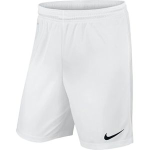 Nike park ii knit short in de kleur wit.
