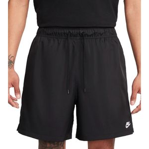 Nike club flow short in de kleur zwart.