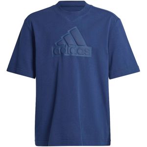 Adidas future icons logo piquã© t-shirt in de kleur marine.