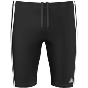 Adidas jammer zwembroek in de kleur zwart/wit.