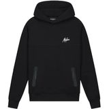 Malelions sport counter hoodie in de kleur zwart.