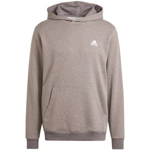 Adidas essentials hoodie in de kleur bruin.