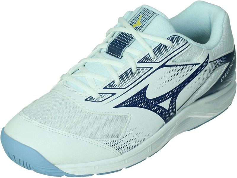 Mizuno cyclone speed 5 in de kleur wit.