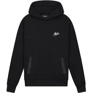 Malelions sport counter hoodie in de kleur zwart.