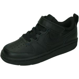 Nike court borough low 2 in de kleur zwart.