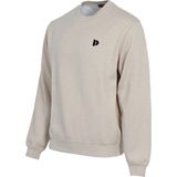 Donnay dean fleece crew sweater in de kleur ecru.