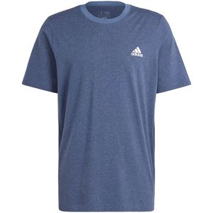 Adidas seasonal essentials mã©lange t-shirt in de kleur blauw.