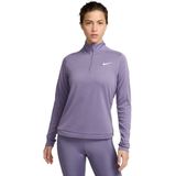 Nike dri-fit pacer 1/4-zip pullover in de kleur paars.