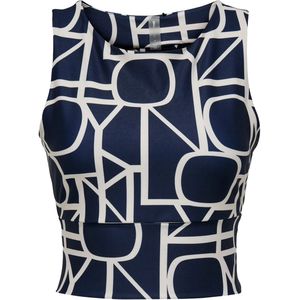 Only play font sl aop trainingsshirt in de kleur marine.