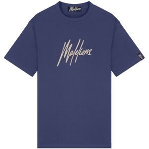 Malelions essentials t-shirt in de kleur blauw.