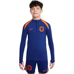 Nederlands elftal dri-fit soccer drill top in de kleur marine.