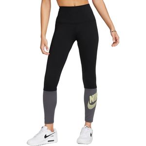 Nike one dri-fit legging in de kleur zwart.