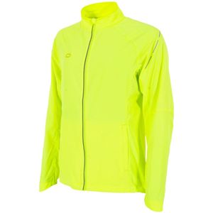 Stanno functionals running jacket in de kleur geel.