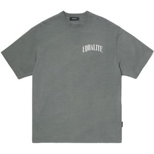 Equalitã© oliver oversized t-shirt in de kleur grijs.