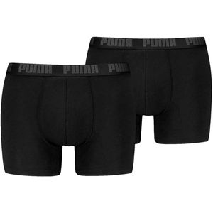 Puma everyday basic 2-pack boxers in de kleur zwart.