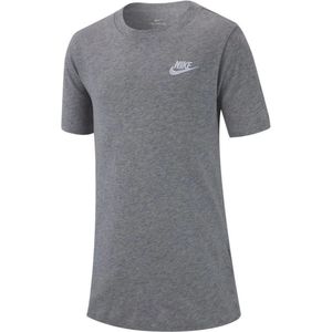 Nike sportswear embered futura t-shirt in de kleur grijs.