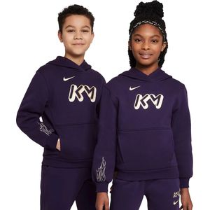 Nike km k nk club flc hdy -pd in de kleur paars.