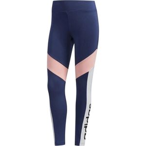 Adidas designed 2 move 7/8 legging in de kleur blauw.