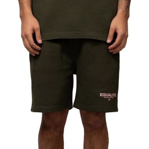 Equalitã© societã© oversized short in de kleur groen.