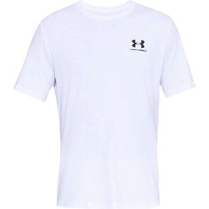 Under armour sportstyle left chest t-shirt in de kleur wit.