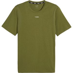 Puma fit triblend t-shirt in de kleur groen.