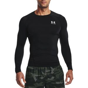 Under armour heatgear compressie top in de kleur zwart.