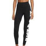 Nike sportswear essential legging in de kleur zwart/wit.