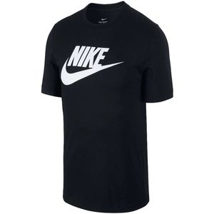 Nike sportswear icon futura t-shirt in de kleur zwart/wit.