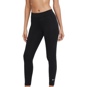 Nike sportswear essential 7/8-legging in de kleur zwart.