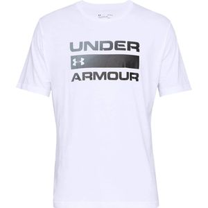 Under armour team issue wordmark t-shirt in de kleur wit.