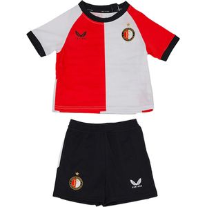 Feyenoord thuis baby kit 2024/2025 in de kleur rood.