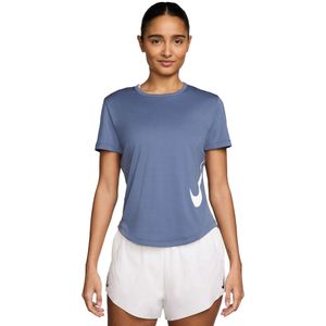 Nike tempo swoosh dri-fit in de kleur blauw.