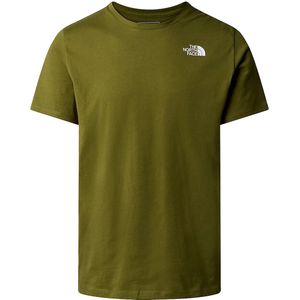 The north face foundation mountain lines graphic t-shirt in de kleur groen.