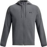 Under armour stretch woven windjack in de kleur grijs.