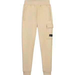 Malelions cargo sweatpants in de kleur bruin.