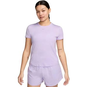 Nike one classic dri-fit t-shirt in de kleur lila paars.