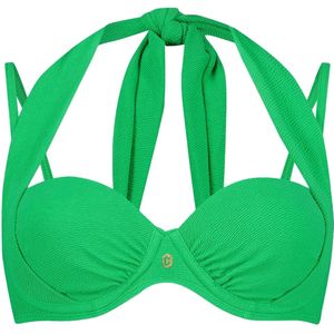 Ten cate multiway bikinitop in de kleur groen.
