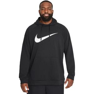 Nike dry graphic pullover training hoodie in de kleur zwart.