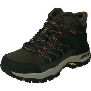Skechers - Arch Fit Dawson-Raveno - Wandelschoenen - Bruin - Materiaal: Textiel