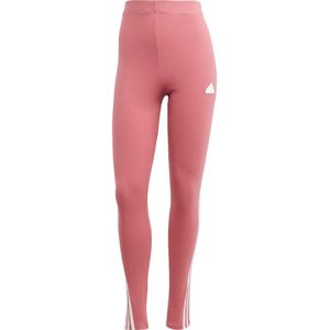 Adidas future icons 3-stripes legging in de kleur roze.