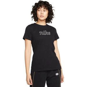 Nike sportswear icon clash t-shirt in de kleur zwart.