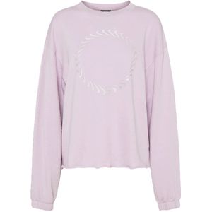 Nike sportswear icon clasg crewneck sweater in de kleur paars.