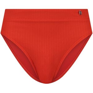 Beachlife high waist bikinibroekje in de kleur rood.