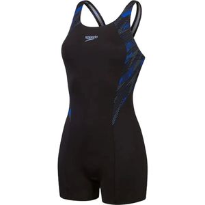 Speedo eco+ h-boom splice legsuit badpak in de kleur zwart.