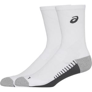 Asics performance run sock crew in de kleur wit.