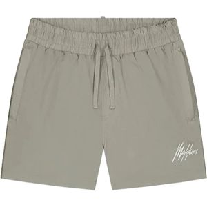 Malelions crinkle boardshort in de kleur groen.