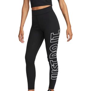 Nike sportswear classics graphic leggings in de kleur zwart.