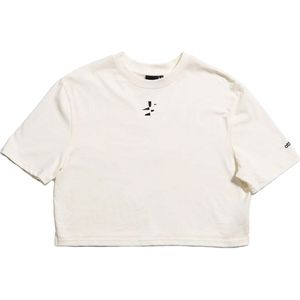 Athleezy balance cropped t-shirt in de kleur ecru.