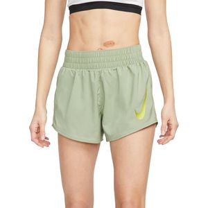 Nike swoosh brief-lined short in de kleur groen.