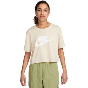 Nike sportswear essential t-shirt in de kleur ecru.